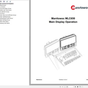 Manitowoc MLC650 Operation Manual