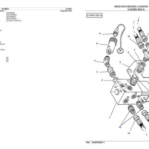Massey Ferguson 805 810 815 820 825 Parts Catalog 819803