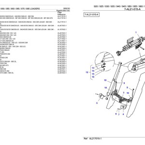 Massey Ferguson 920 to 985 Parts Catalog 3906160