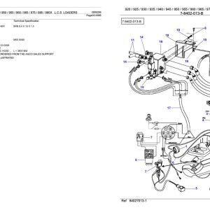 Massey Ferguson 920 to 985X L.C.S Parts Catalog 3906296