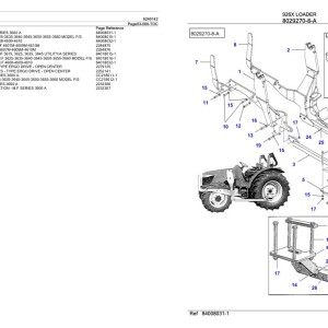 Massey Ferguson 926X Parts Catalog 6246142