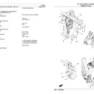 Massey Ferguson FL.3723 Parts Catalog 6246432