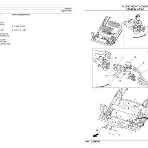 Massey Ferguson FL.5033 Parts Catalog 6246430