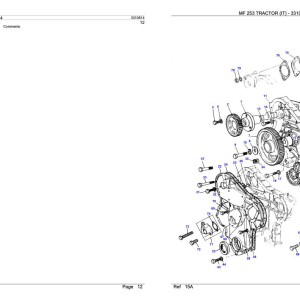 Massey Ferguson MF 253 Parts Catalog 3310614