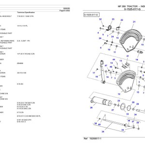 Massey Ferguson MF 268 Parts Catalog 3906285