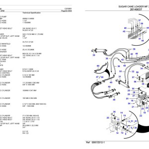 Massey Ferguson MF 3100 Sugar Parts Catalog C310001
