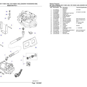 Massey Ferguson MF 7240 Parts Catalog 3906255