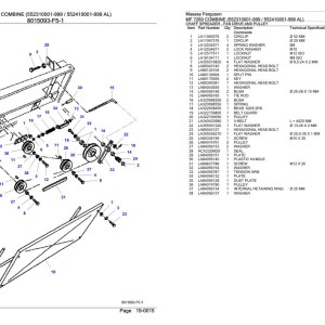 Massey Ferguson MF 7260 Parts Catalog 3906033