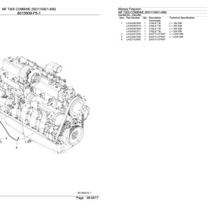 Massey Ferguson MF 7265 Parts Catalog 3906252
