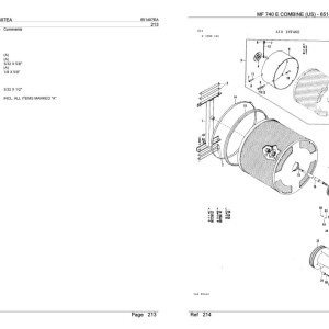 Massey Ferguson MF 740 E (US) Parts Catalog 651407EA