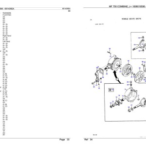 Massey Ferguson MF 750 Parts Catalog 651435EA