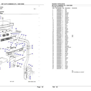 Massey Ferguson MF 8 XP (FI) Parts Catalog S0813566