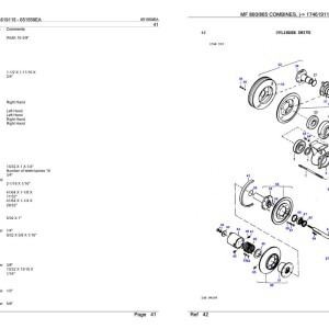 Massey Ferguson MF 860 865 Parts Catalog 651559EA
