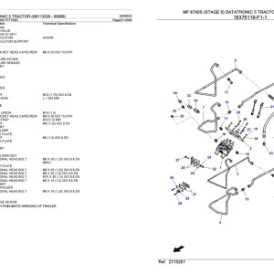 Massey Ferguson MF 8740S Parts Catalog 6246533
