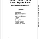 Massey Ferguson 1836 1838 1840 Parts Manual 4283566M1