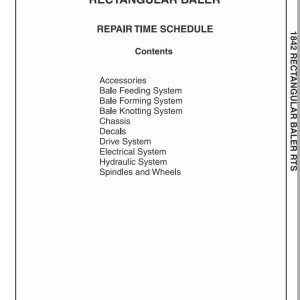 Massey Ferguson 1842 Parts Manual 4283599M1