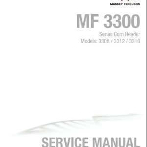 Massey Ferguson 3308 3312 3316 Service Manual 4283583M3