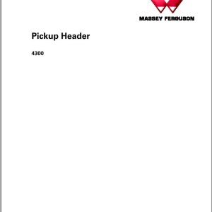 Massey Ferguson 4300 Service Manual 4283570M3