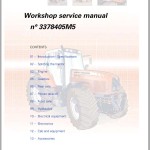 Massey Ferguson 6445 to 6499 Service Manual 3378405M5