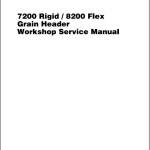 Massey Ferguson 7200 Rigid 8200 Flex Service Manual 4283098M1