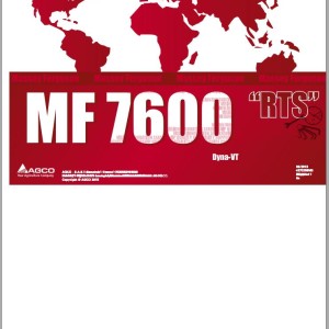 Massey Ferguson 7615 7616 7618 Dyna-VT Parts Manual