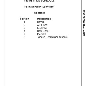 Massey Ferguson 8792 8776 Parts Manual 4283441M1