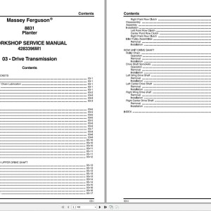 Massey Ferguson 8831 Service Manual 4283396M1