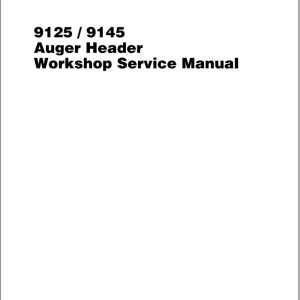Massey Ferguson 9125 9145 Service Manual 4283389M1
