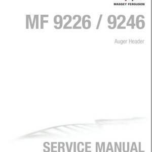 Massey Ferguson 9226 9246 Service Manual 4283613M1