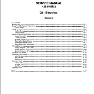 Massey Ferguson 9250 Service Manual 4283402M2
