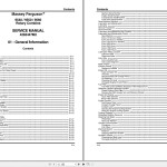 Massey Ferguson 9540 9550 9560 Service Manual 4283447M2