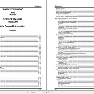 Massey Ferguson 9936 Service Manual 4283533M1