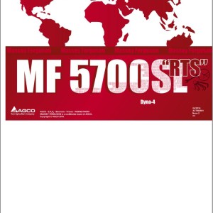 Massey Ferguson MF 5700SL Series Dyna-4 Parts Manual ACT002601