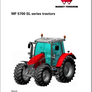 Massey Ferguson MF 5700SL Series Service Manual ACT0021460