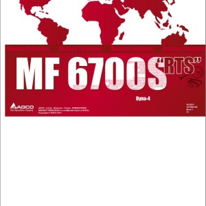 Massey Ferguson MF 6700S Series Dyna-4 Parts Manual ACT003140