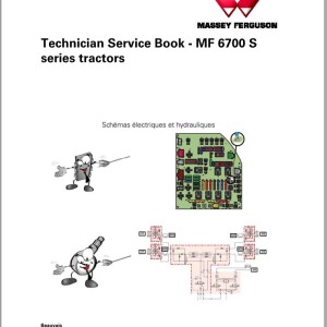 Massey Ferguson MF 6700S Series Technician Service Book