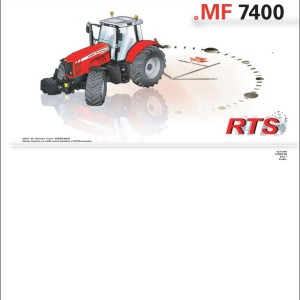Massey Ferguson MF 7400 Series Parts Manual 3378688M2