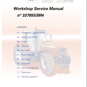Massey Ferguson MF 7400 Series Service Manual 3378553M4