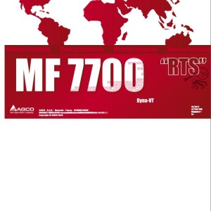 Massey Ferguson MF 7700 DynaVT Parts Manual