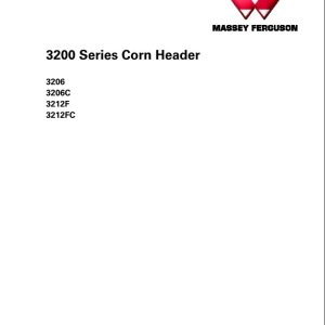 Massey Ferguson MF3200 Series Service Manual 79037204A
