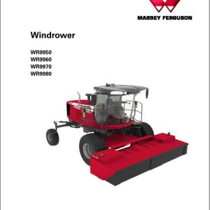 Massey Ferguson WR9950 to WR9980 Service Manual 4283616M2