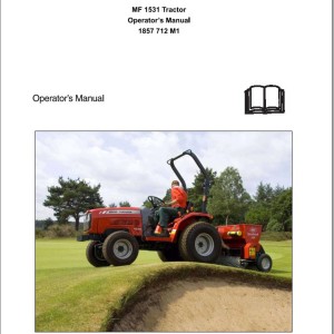 Massey Ferguson 1531 Operators Manual 1857712M1