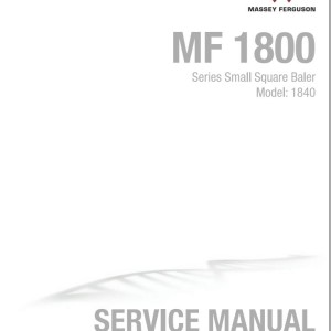 Massey Ferguson 1840 Service Manual 4283517M1