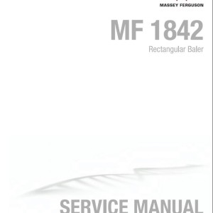Massey Ferguson 1842 Service Manual 4283594M1