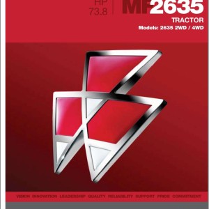 Massey Ferguson 2635 Operators Manual 2899C00202