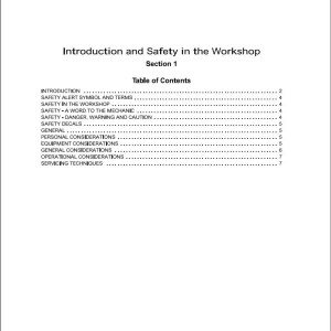Massey Ferguson 3600 Series Workshop Service Manual