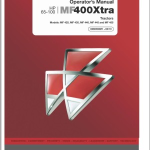 Massey Ferguson 425 435 440 445 455 Operation Manual 6280530M1