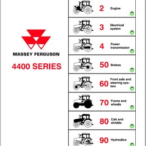 Massey Ferguson 4400 Series Workshop Service Manual