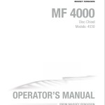 Massey Ferguson 4530 Operators Manual 997807MFD