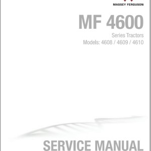 Massey Ferguson 4608 4609 4610 Service Manual 4283492M3
